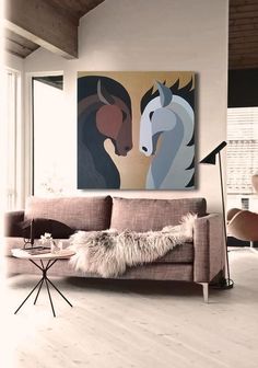 tep into the realm of imagination with our surreal digital artwork featuring a majestic lion as its centerpiece. Highlighting the grandiose allure of nature, this piece weaves together a story of strength and serenity. Abstract Art Acrylic Canvases, Abstract Horse Painting Modern, Horse Modern Art, Morden Paintings, Morden Art Canvas Painting, Canvas Drawings Acrylics, Art Kindergarten Ideas, Two Horses Painting