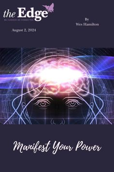 the edge magazine cover with an image of a person's head and light coming from their brain