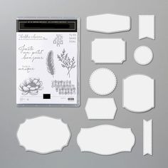 the cutouts are ready to be used in this paper crafting project, including flowers and leaves