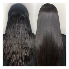 Straight Perm Before And After, Hair Before And After, Keratin Before And After, Japanese Straightening, Moisturizing Hair Mask, Straightening Hair, Smoothing Hair, Hair Smoothing, Keratin Smoothing