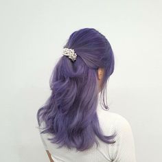 Lilac Hair Color, Hair Style Korea, Lilac Hair, Kawaii Hairstyles, Dye Colors, New Hairstyle, Wallpapers Images