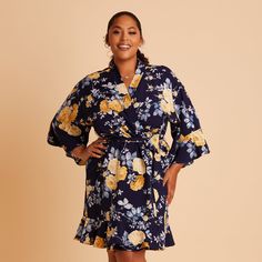 Our most-loved robe just got a floral makeover, and were kind of in love. Weve made your job easy with the most feminine florals and flouncy ruffles your bridal party will love to wrap up in while getting ready. Just one last decision: brides, will you get your own robe in cream floral to get in on the romance or the original Kenny in a solid white to stand out? Getting Ready Outfits, Bridesmaid Get Ready Outfit, Modern Florals, Ready Outfits, Bridal Party Getting Ready, Bridesmaid Robes Floral, Wedding Morning, Bridesmaid Getting Ready, Birdy Grey