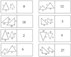 the worksheet shows how to make triangles