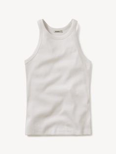 White Surplus Rib Tank - Buck Mason- Modern American Classics Staple Tank Tops, Tank Aesthetic, White Tanks, White Tank Tops, Buck Mason, Raw Denim, Ribbed Tank Tops, Military Inspired, Ribbed Tank