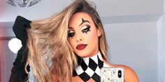 Spooky Halloween Makeup, Halloween Costumes Women Scary, Clown Halloween, Halloween Makeup Ideas, Diy Halloween Costumes For Women, Amazing Halloween Makeup, Cute Couple Halloween Costumes