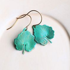 Small Patina Leaf Earrings Leaf Jewelry, Nature Jewelry, Botanical Jewelry, Nature Gift, Gift for Woman, Birthday, Teacher, Christmas - Etsy Blue Leaf-shaped Jewelry For Gift, Blue Leaf-shaped Jewelry Gift, Whimsical Green Jewelry For Gifts, Green Leaf-shaped Jewelry Gift, Adjustable Leaf-shaped Earrings For Gift, Adjustable Leaf Shape Earrings For Gift, Leaf-shaped Brass Earrings For Gift, Leaf-shaped Brass Earrings As Gift, Green Brass Earrings As Gift