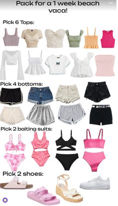 Cute Outfits For Beach Vacation, Creating Outfits With Your Own Clothes, Cute Cruise Outfits, Florida Outfit Ideas, Outfit Plage, Outfits For A Cruise, Florida Packing, Outfits For Vacation