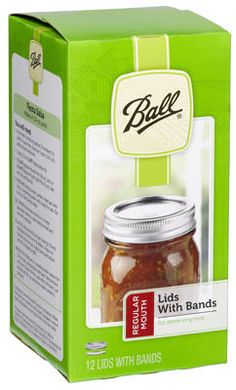 Hardware store usa |  Ball 12PK Reg Jar Cap | 1440030060 | NEWELL BRANDS DISTRIBUTION LLC Can Band, Toples Kaca, Canning Jar Lids, Emergency Food Storage, Canning Supplies, Wide Mouth Mason Jars, Canning Lids, Ball Mason Jars, Canning Jar