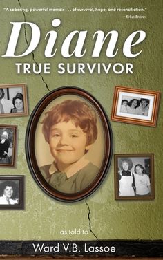 a book cover with an image of a child's face surrounded by pictures and frames