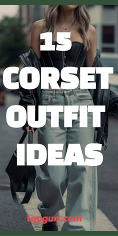 Outfits With A Corset Top, Corset Outfit Ideas With Skirt, How To Wear A Corset Top, Everyday Corset Outfit, Corset With Tshirt Outfit, Styling A Corset Top, How To Wear A Corset, Corset Tops Aesthetic, How To Style Corset Tops