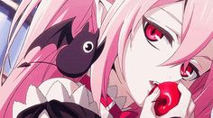 Seraph of the end. Krul Tepes. The End Gif, Revelation Online, Pink Hair Anime, Girl With Pink Hair, Moe Anime, Hair Anime, Anime Base