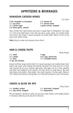 the ingredients for an appetizers and beverages recipe are shown in black and white