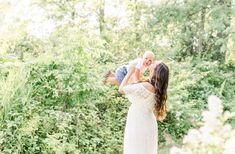 Mom in white dress holding baby boy and kissing him in the air during a Hudson Valley, NY Family Session with family Photographer Danielle Lauren Photography Hudson Valley Ny, Family Brand, Brand Photographer, Holding Baby, Photographer Branding, Kissing Him