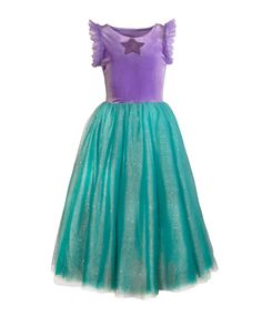 Girls Princess Dress Costume Dress Up Birthday Party Cosplay Outfit Kids Clothes Mermaid Princess Costume, Mermaid Princess Dress, Joy Costume, Ocean Princess, Turquoise Skirt, Ariel Dress, Princess Costume, Girls Sleepwear, Mermaid Princess