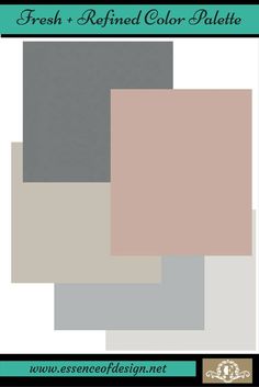 the color palette for fresh and refreshed color palettes is shown in shades of gray