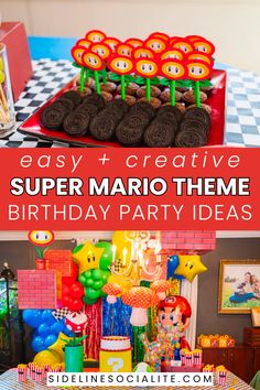 an easy and creative super mario theme birthday party