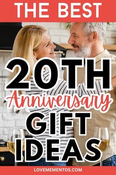 the best 20th anniversary gift ideas for him and her