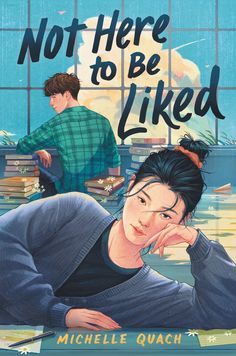 there is a book cover for not here to be liked