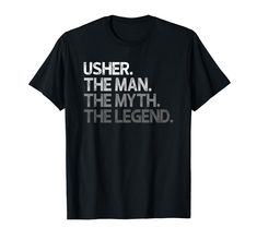 a black t - shirt that says user the man, the myth, the legend