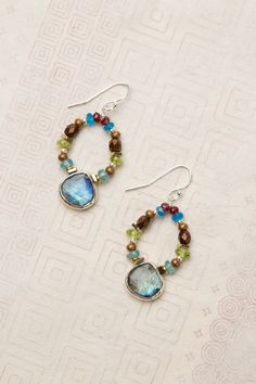 Infuse your wardrobe with the vibrant hues and endless possibilities of the Thrive Collection. This stunning piece boasts a colorful and versatile design that will elevate any outfit. Sterling Silver (Lead & Nickel Free) Blue Apatite, Peridot, Czech Glass, Spinel, Labradorite 1.5" with sterling silver ear wires We hand select our natural materials, thus there may be slight variations in color and/or size that will not detract from the overall aesthetic. Our unique handcrafted designer jewelry fo Floyd Va, Silver Gold Earrings, Silver Gold Necklace, Blue Apatite, Gold Collection, Matte Gold, Designer Jewelry, Endless Possibilities, Jewelry Ideas