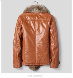 RACCOON FUR LEATHER JACKET-Jacket-Pisani Maura-Pisani Maura Winter Sheepskin Biker Jacket With Faux Fur Trim, Luxury Winter Biker Jacket With Faux Fur Trim, Winter Leather Fur Coat With Padded Collar, Down Jacket Men, Mens Fur Coat, Fur Leather Jacket, Mens Fur, Duck Down Jacket, Stylish Men Casual