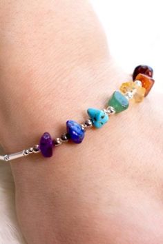 Chakra Jewelry Diy, Stone Bracelet Ideas, Stone Bracelet Diy, Chakra Bracelet Diy, Gemstone Jewelry Diy, Chakra Bracelet Jewelry, Bracelets Elegant