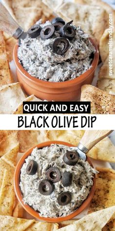 an image of black olive dip in a bowl