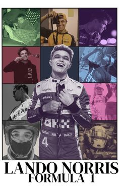 the poster for lando norris formula