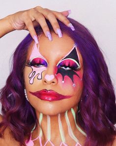 Scary Clown 🎃💜 @brittanyalejandra kills this spooky clown look wearing our C'est Fantastique palette 🔥 — 👉 www.rudecosmetics.com 👈 Spooky Clown, Cute Clown Makeup, Scary Clown, Cute Clown, Scary Clowns, Clown Makeup, Halloween Makeup, Makeup Ideas, Face Paint