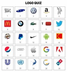 the logos quiz game is shown in this screenshoter's screen grab - up