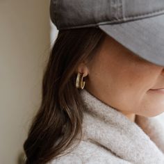 Hoops Earrings Gold, Citrine Earrings, Gold Filled Hoops, Hoops Earrings