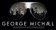 the logo for george michael's album, listen to his new album