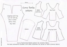 the sewing pattern shows how to cut and sew this top into two different pieces