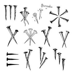 an image of different types of swords