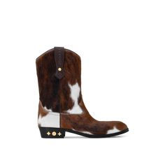 LOUIS VUITTON® - Lv Rider Boot - Brown Dream Wishlist, Shoes Louis Vuitton, Louis Vuitton Gifts, Pony Style, Boot Collection, Cowhide Print, Rider Boots, Flower Motifs, Engraved Metal