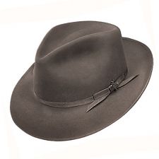 Stetson Stratoliner Fur Felt Fedora Formal Brown Fur Felt Fedora, Formal Wide Brim Fur Felt Fedora, Western Style Fitted Fedora In Fur Felt, Western Fitted Fur Felt Fedora, Western Wool Felt Hat For Formal Occasions, Western Style Fitted Fedora For Formal Occasions, Western-style Fitted Fedora For Formal Occasions, Western Style Wool Felt Hat For Formal Occasions, Fitted Western Fedora For Formal Occasions