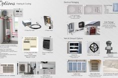 an info sheet describing different types of air conditioning systems and their functions in the home