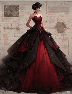 Dress Design Drawing, Old Fashion Dresses, Fashion Drawing Dresses, Dress Design Sketches, Fashion Illustration Dresses, Prom Dress Inspiration, Dress Sketches, Dress Drawing