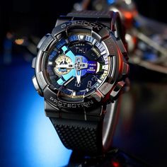 Casio G-SHOCK Waterproof Sports Mens Womens Black Analog/Digital Combo GM-110B-1A Casio G Shock, G Shock, Stylish Sneakers, Perfect Pair, Free Size, Your Perfect, Sports, Sneakers, Quick Saves