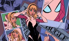 Spider-Gwen Gwen Stacy Comic, Spider Gwen Comics, Spider Gwen Art, Art Spiderman, Spider Girl, Wallpaper Laptop, Man Wallpaper, Gwen Stacy