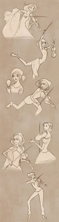 Lindsey Stirling - Sketchdump by TwilightSaphir-- love this!! Violin Sheet Music, Ray Vaughan, David Gilmour