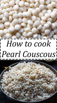 how to cook pearl couscous