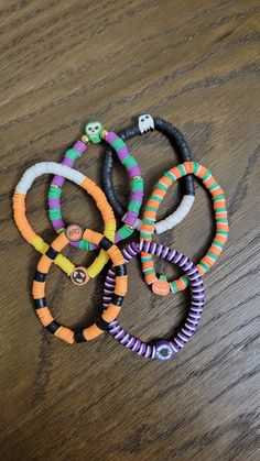 This Beaded Bracelets item is sold by WristblingNmore. Ships from Austin, TX. Listed on Sep 2, 2024 Clay Beads Halloween, Themed Clay Bead Bracelets, Clay Bead Designs, Fun Activites, Make Clay Beads, Clay Bead Bracelets, Clay Bracelets