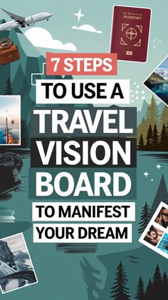 Check out this article if you want to learn how to effectively use a travel vision board. Follow these steps to start visualizing your dream destination and making it a reality. Save this pin for the ultimate travel manifestation guide.