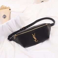 Material: Genuine leather Size: 26 x 12.5 x 7.5 cm Gold, silver colored metallic pieces Brand box and dust bag included Ysl Saint Laurent, Leather Waist Bag, Satchel Tote Bag, Logo Black, Chest Bag, Waist Bag, Clutch Wallet, Types Of Fashion Styles, Belt Bag