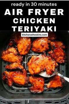 air fryer chicken teriyaki is ready in 30 minutes