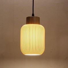 a light that is hanging from a ceiling