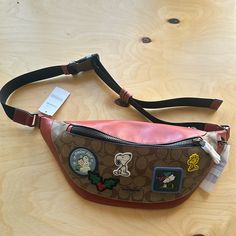 New With Tags Snoopy Coach Fanny Pack Bags Coach, Fanny Pack, Coach Bags, Crossbody Bags, Snoopy, Bag Lady, Tags, Women Shopping, Quick Saves