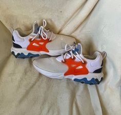 React Presto Nike, Nike React Presto, Orange Sneakers, Nike React, Nike, Orange, Best Deals, Sneakers, White