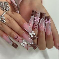 PRICES MAY VARY. 【French Tip Glue on Nails Kit】Package with 24pcs square long artificial finger nails, 1 sheets jelly glue stickers, 1pcs nail file, 1pcs wooden stick. 12 sizes fake nails can reusable, suitable for different size of nails. 【Bow Fake Nails】Bow false nails easy to wear and unloading, made by high quality ABS material, not easy to chip or break or fade, wouldn't hurt your nails. 【Bow Press on Nails】You can wear them on Prom, Party or any excellent occasion, nice gift for women and Cherry Bow Nails, Acrylic Nails With Boyfriends Name, Bow Acrylic Nails, Birthday Sets Nails, Nails Square Long, 2025 Nails, Nails Acrylic Square, Lilly Nails